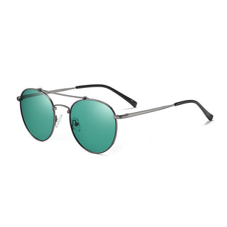 Buy green Metal Round-Frame Sunglasses