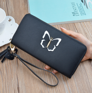 Buy black Butterfly Wallet with Rabbit-Shaped Extension Handle