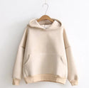 Unisex Suede Sweatshirt Hoodie