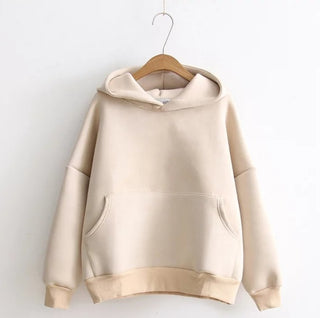 Buy white Unisex Suede Sweatshirt Hoodie