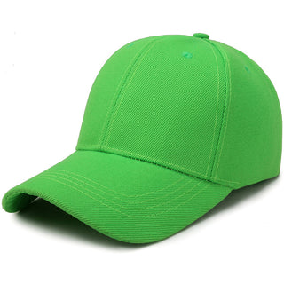 Buy fluorescent-green Solid Colored Adjustable Sun Hat