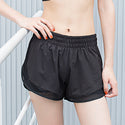 Women Polyester Sports Shorts