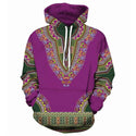 Men Ethnic Patterned Multi Colored Hoodie