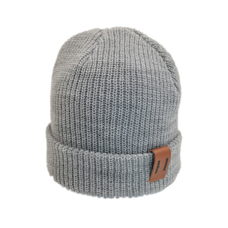 Buy light-gray Solid Colored Knitted Wild Wool Hat