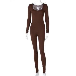 Buy brown Women&#39;s Long Sleeve Rompers