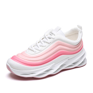 Buy pink Women Striped Mesh Sneakers