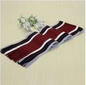 Men Striped Fringe Scarves