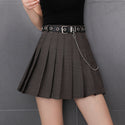 Women Pleated Street Skirt