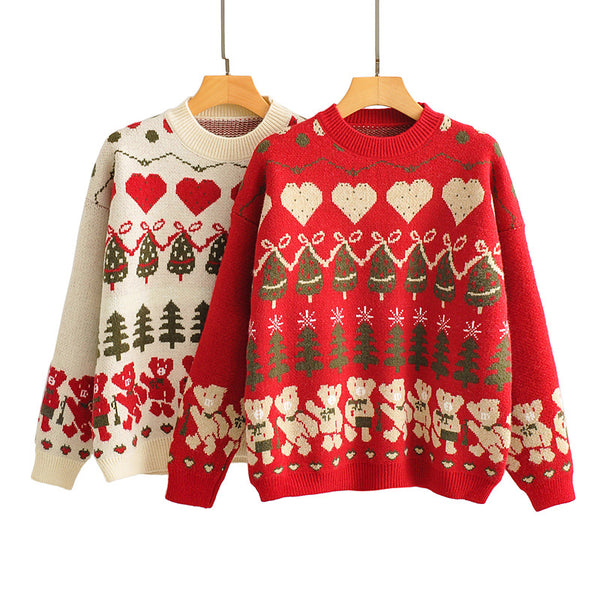 Christmas Knitted Pullover Sweater