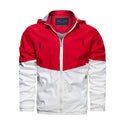 Men Hooded Stand Collar Casual Jacket