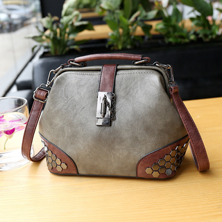 Buy gray Women Leather Polyester Shoulder Bag