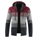 Men Hooded Zipper Sweater