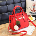 Women Casual Handbag with Fuzzy Extension