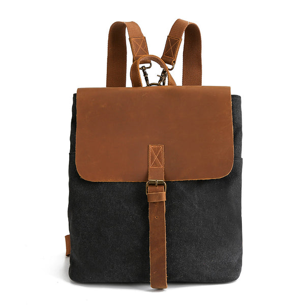 Horse Leather Saddle Backpack