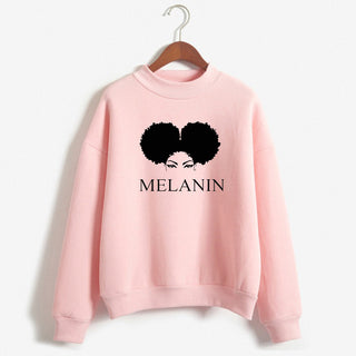 Buy style-6 Loose Pink Melanin Hoodie