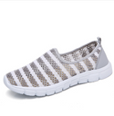 Women Woven Mesh Slip-on Sneakers