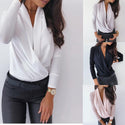 Women's Deep V-neck Shirt