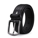 Zinc Alloy Double Sided Cow Leather Belt