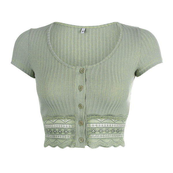 Women Cropped Cardigan Top