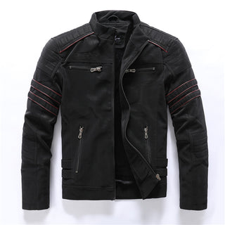 Men Winter Leather Jacket