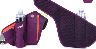 Buy purple Running Waist Belt Bags With Mobile Phone Pocket