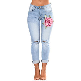 Women Ripped Jeans Pants