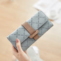 Women Floral Large Capacity Embossing Wallet