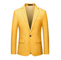 Men One-button Slimming Blazer