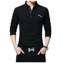 Men Long Sleeve Polo Shirt