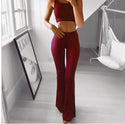 Women Wide Leg Flared Legging Pants