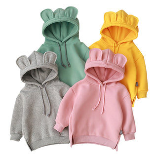 Bunny Eared Cotton Hooded Sweater