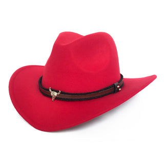 Buy red Unisex Woolen Jazz Hat