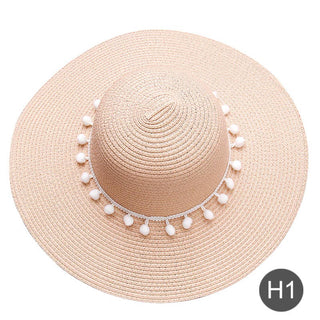 Buy 1 Women Plain Heart Patterned Straw Hat