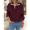 Velvet Double-Sided Fleece Sweater