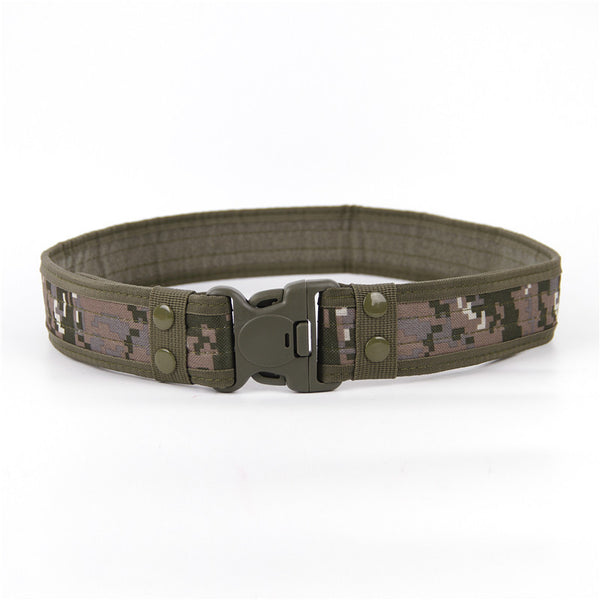 Men Quick Release Tactical Canvas Belt