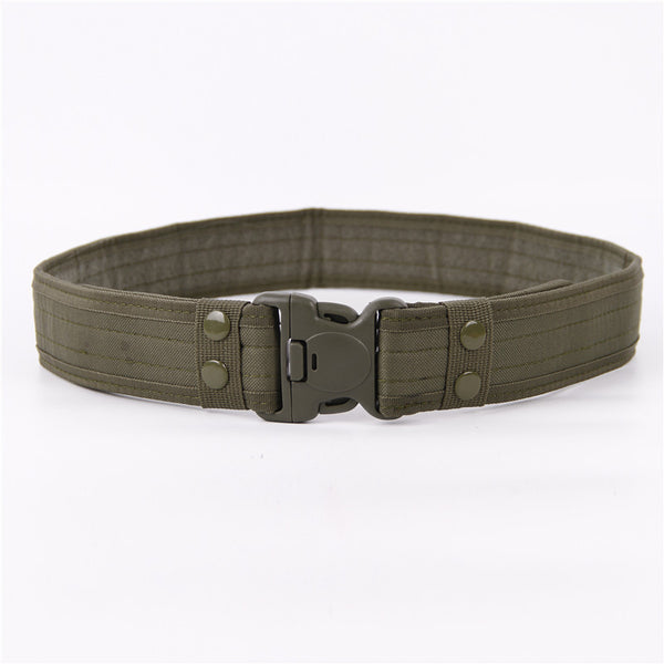 Men Quick Release Tactical Canvas Belt