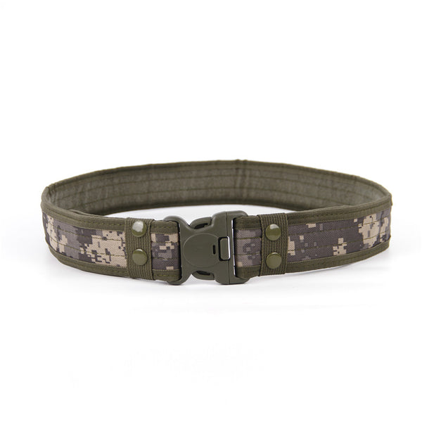 Men Quick Release Tactical Canvas Belt