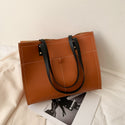 Casual Synthetic Leather Shoulder Bag