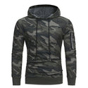 Men Printed Loose Long Sleeve Hoodies