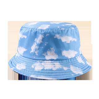 Blue Sky White Clouds Summer Bucket Hat