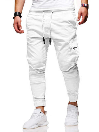 Buy white Men Thin Cotton Casual Pants