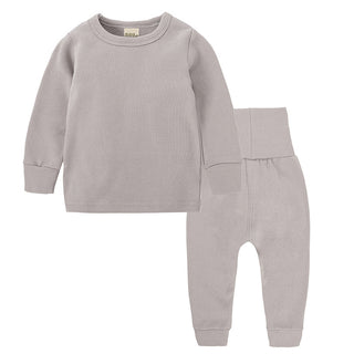 Buy light-gray Thick Two Piece Cotton Pants and Shirt