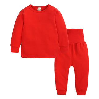 Buy red Thick Two Piece Cotton Pants and Shirt