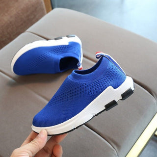 Buy blue Natural Rubber Shock Absorption Sneakers