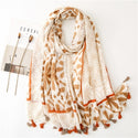 Women Floral Neck Scarves