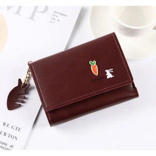 Buy red Tri-Fold Multifunctional Small Easter Wallet