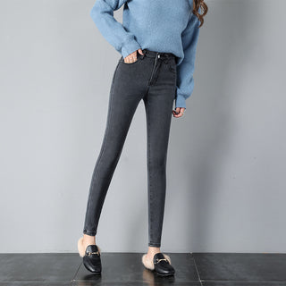 Women Casual High Waist Skinny Jeans