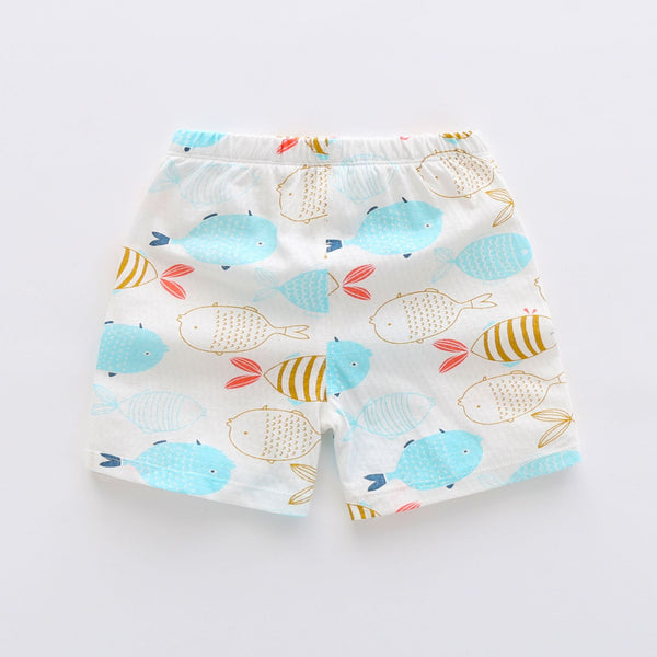 Boy's Summer Cotton Thin Open Crotch Shorts