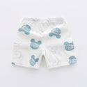 Boy's Summer Cotton Thin Open Crotch Shorts