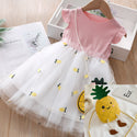 Girls Net Yarn Summer Dress